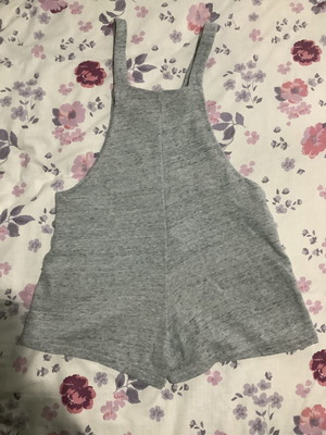 Zara gray cotton salopette used for 10 years old