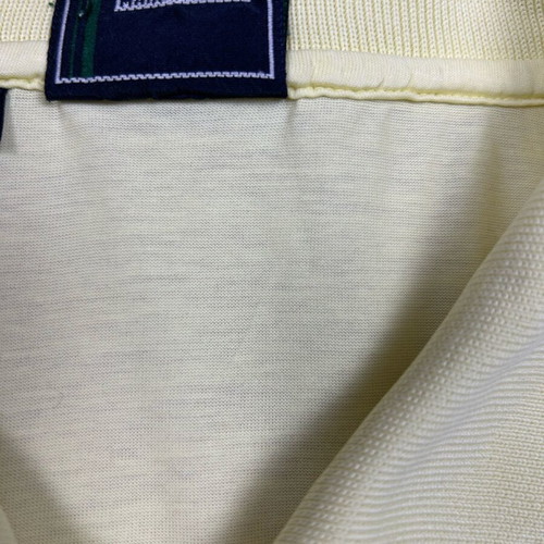 Nino Marino Polo short sleeve men's shirt XL yellow 100% cotton