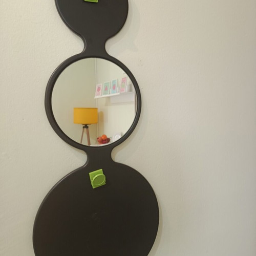 Ikea mirror bulletin board used, metal