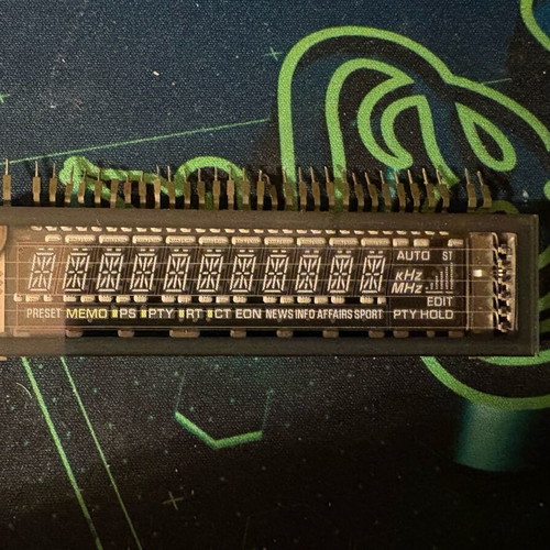 Vintage Futaba VFD Display like new, retro industrial decoration