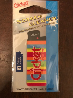 Cricket screen cleaner new, universal