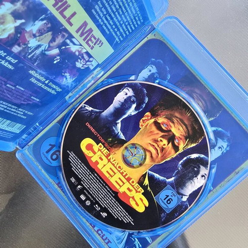 Night Of The Creeps Blu-Ray like new with English subtitles, comedy horror