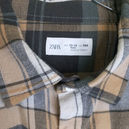 Zara shirt like new for boys 12-13 years, sizes 158-164 cm