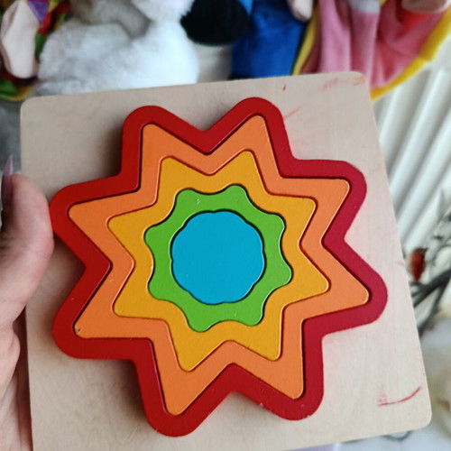 Playtive wooden puzzle used