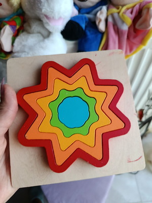 Playtive wooden puzzle used