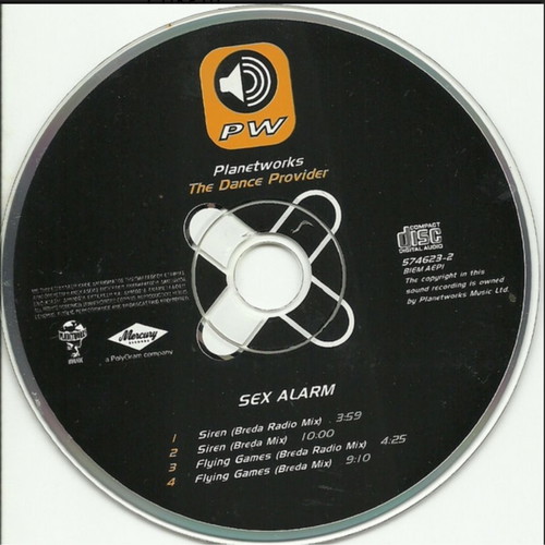 Sex Alarm Siren (Please F*ck Me) + Flying Games CD like new, electronic