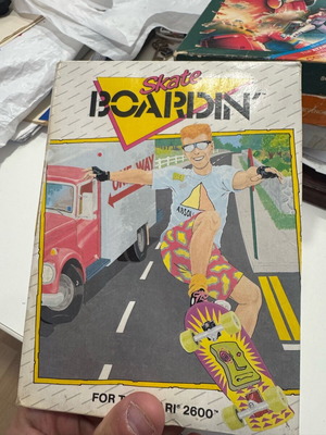 Atari game Skate Boardin used with complete contents in box