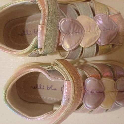 Girls' shoes used, pack of 5 pairs size 23 and 24