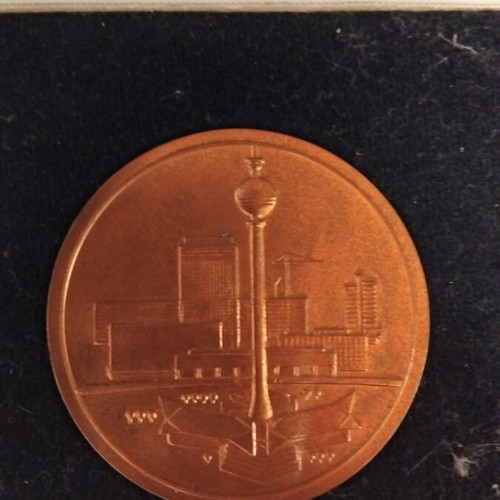 1969 Commemorative Medallion 20th Anniversary East Germany Berlin