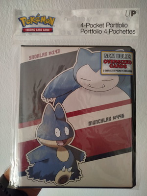 Ultra Pro Snorlax και Munchlax Binder σαν καινούργιο