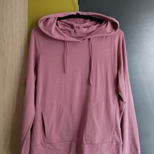 Shamp women's hoodie sweatshirt used, pink, size M