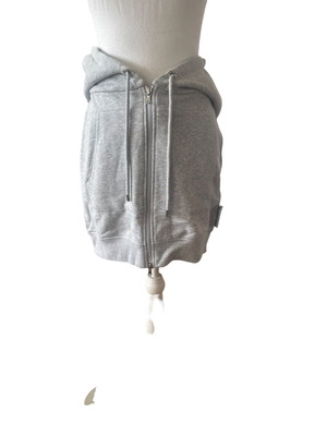 Φούστα Hoodie Moschino & HM νέα, γκρι χρώμα