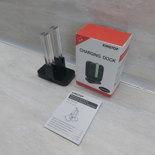 Kingtop Charging Dock for 4 Nintendo Switch Joy-Con Controllers new