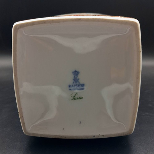 AK Kaiser Siam vintage porcelain vase, 39.5 cm