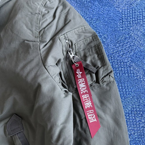 Alpha Industries DA-3 Bomber Jacket new, men's winter green polyester M/L/XL