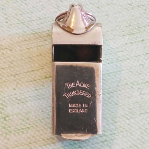 The ACME Thunderer Vintage Metal Whistle Made in England like new
