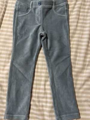 Benetton corduroy pants, turquoise, size 110 cm, age 4-5