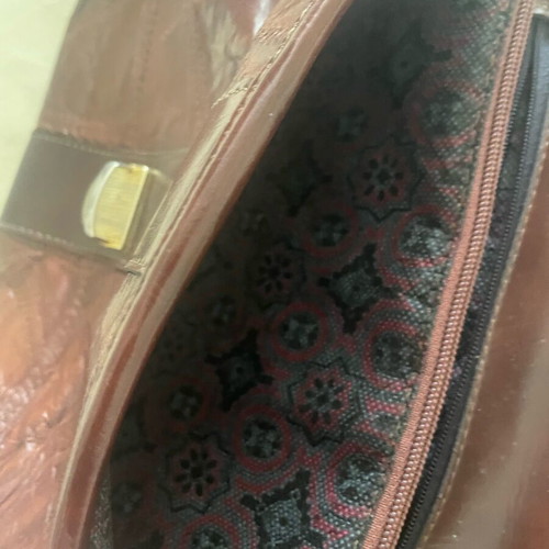 Marc Chantal leather shoulder bag for women like new, brown