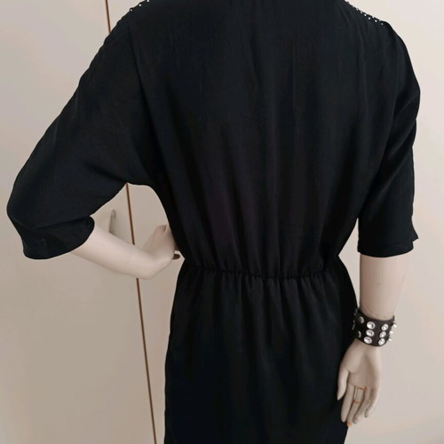 Zara Trafaluc Black Mini Dress with Studs and Pockets S used