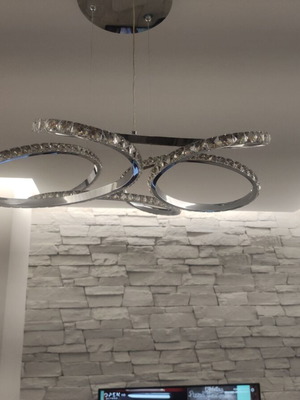 LED ceiling light, modern adjustable brightness