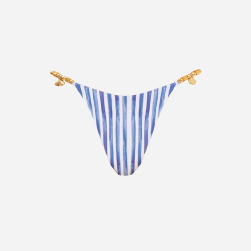 Vassia Kostara Aegean bikini bottom M, white and blue