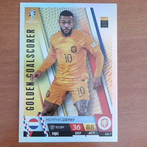 Topps Euro2024 Match Attax Golden Goalscorer Memphis Depay lot like new