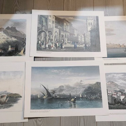 Engravings Greece Images Submerged in Time 17th - 19th Century New