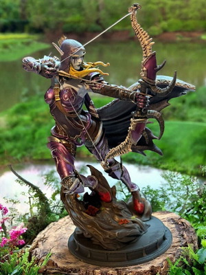 Sylvanas Warcraft figure made to order, collectible 3D printed