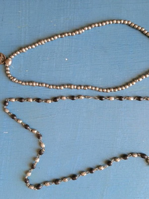 Antique necklace set of two used