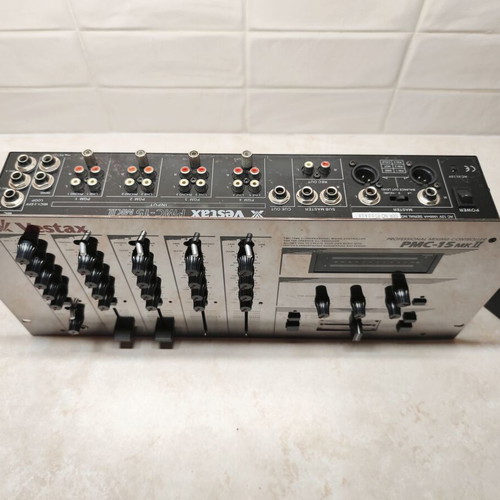 Vestax PMC-15 MKII professional DJ mixer used, vintage 90s