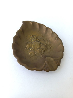 Vintage small bronze ashtray like new