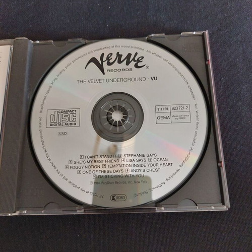 Velvet Underground VU CD like new, rock