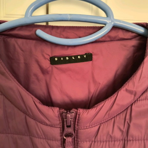 Sisley jacket new, women's fitted lightweight, size L
