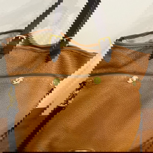 Mulberry brown leather mitzy crossbody bag