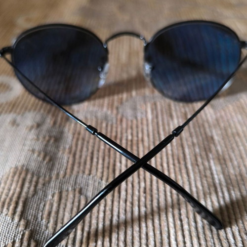 Ray-Ban sunglasses RB3447N 002/71 black metal frame like new