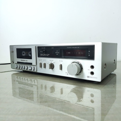 Technics RS-M14 Stereo Cassette Deck used with FL VU-Meters and Metal Tape