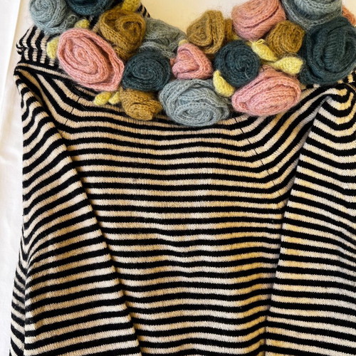 Hoss Intropia cardigan wool used, multicolor with flowers