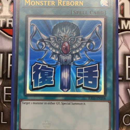Yu-Gi-Oh! Monster Reborn card new condition