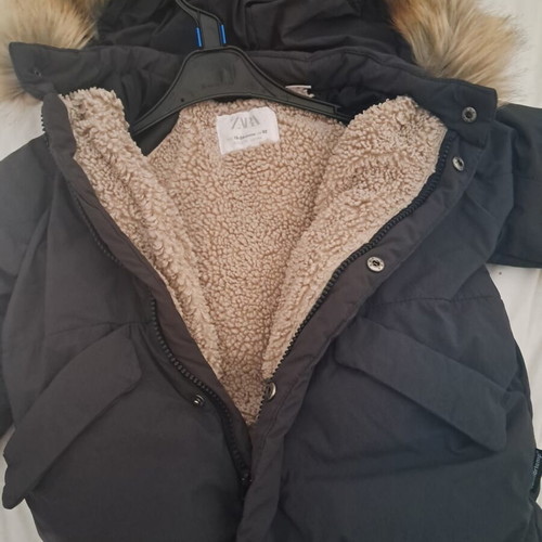 Zara winter jacket 18-24 months like new
