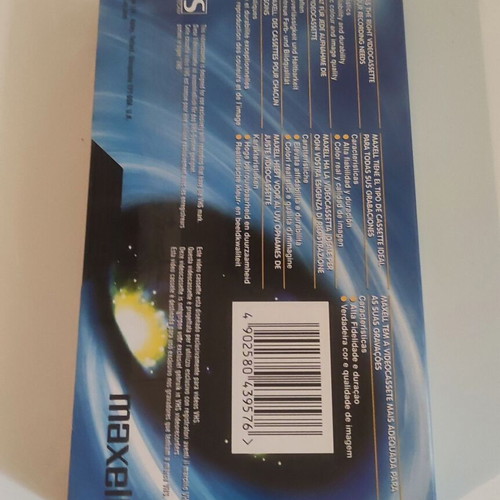 Maxell video cassette blank new
