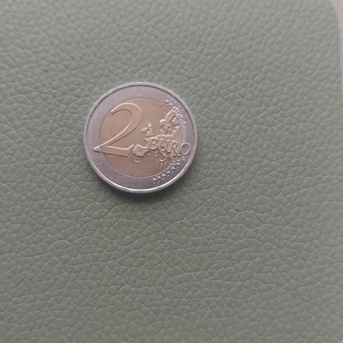 Commemorative 2 Euro Coin used, dedicated to Manolis Andronikos