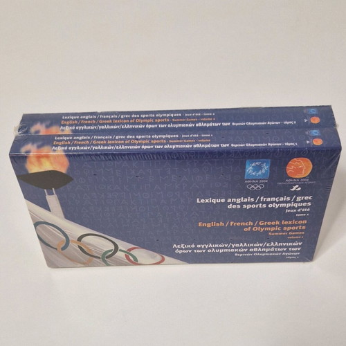 Athens 2004 dictionary new, Olympic sports terms, 2 volumes
