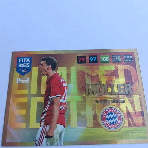 Panini FIFA 365 2017 Limited Edition Card Thomas Muller