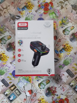 XO BCC09 Φορτιστής Αυτοκινήτου Bluetooth MP3 με TF card slot και PD 25W καινούργιο