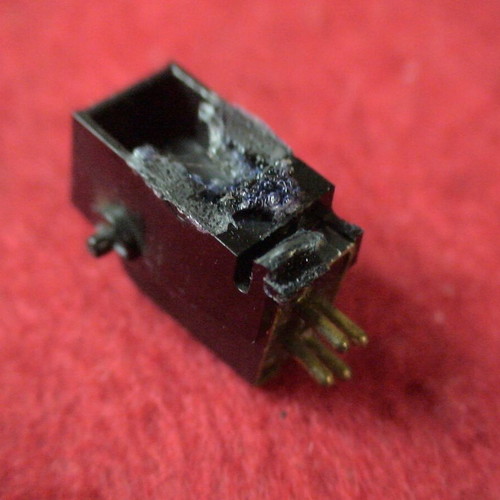 Shure DM103 M-E and M-75 Type D heads used, defective without needles