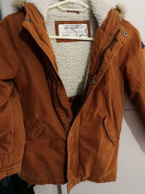 Mothercare kids winter jacket used brown size 7-8 years