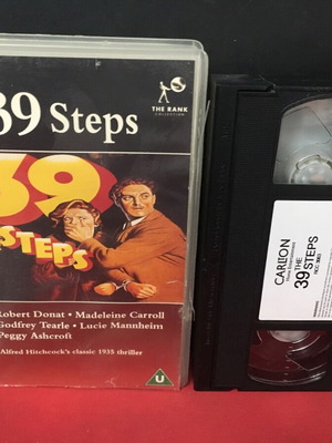 The 39 Steps βιντεοκασέτα μεταχειρισμένη, αγγλική έκδοση χωρίς υπότιτλους