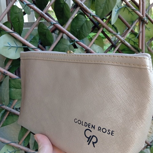 Golden Rose Waterproof Toiletry Bag new, gold