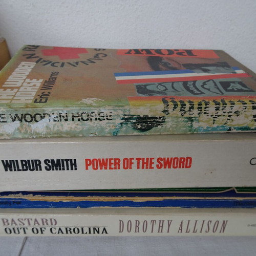 English books used, 15 vintage fiction and true stories