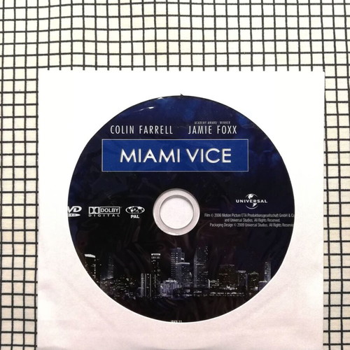Miami Vice DVD used with Greek subtitles